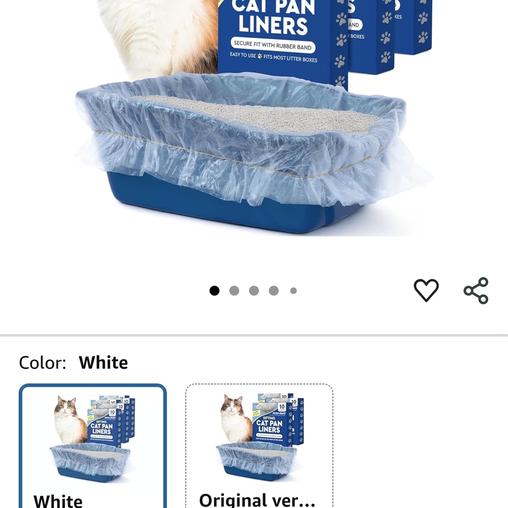 Alfapet Kitty Cat Sifting Litter Liners. Lot Of 6 Boxes. 10 Shifters Per Box. - Picture 2 of 2